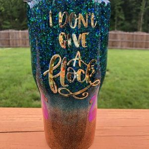 Glitter tumbler